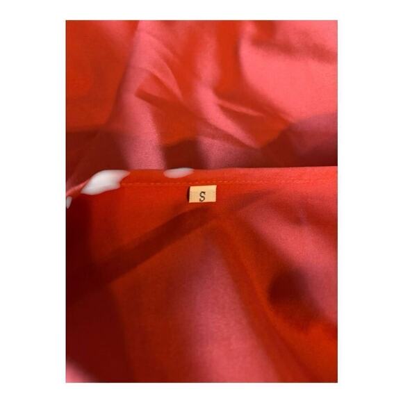 Rust Blouse with Buttons Size S - Picture 3 of 4